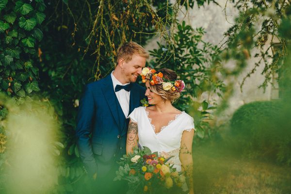 Un mariage bohème magique en bord de Dordogne