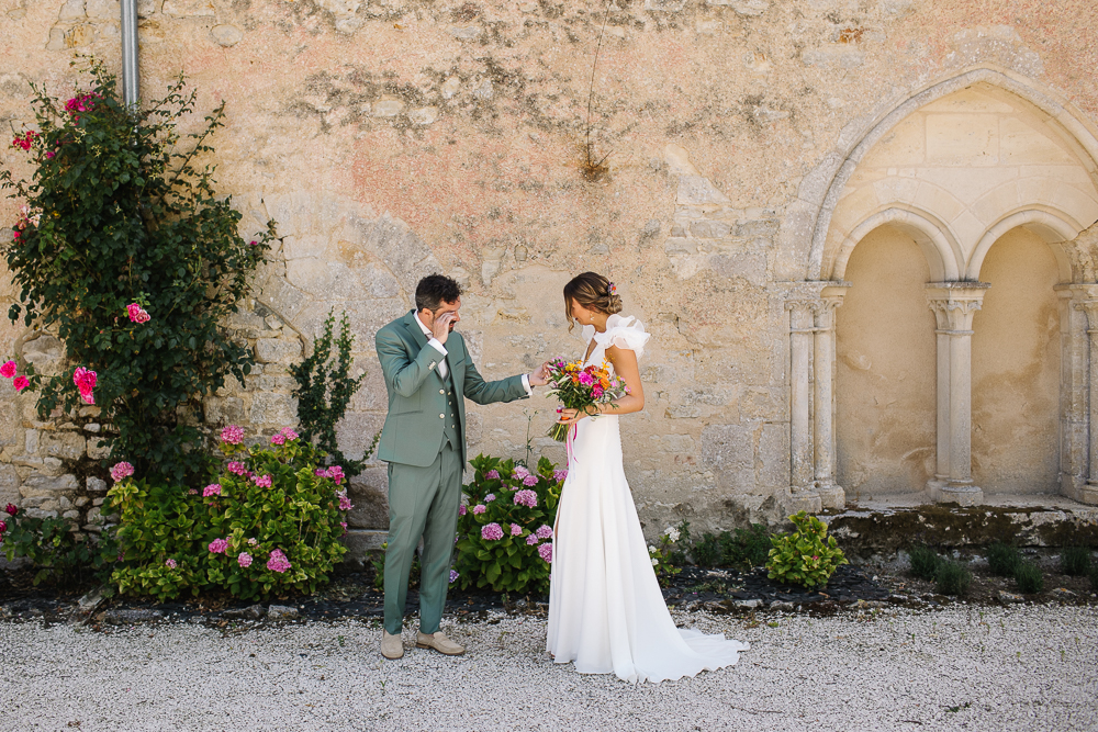 émotions pour leur découverte mariage 