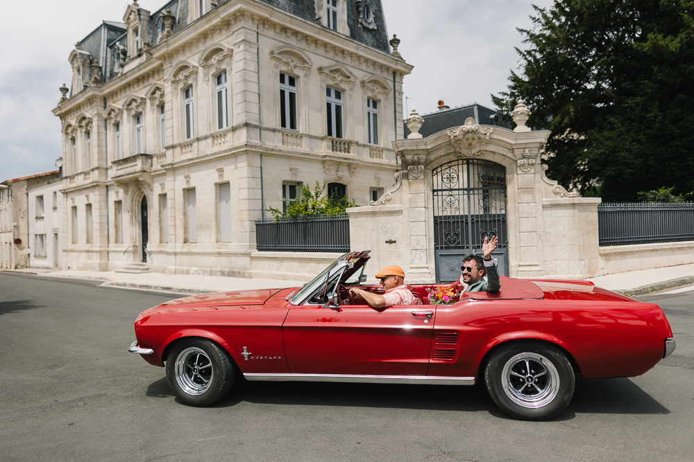 mustang vintage mariage Charente maritime 