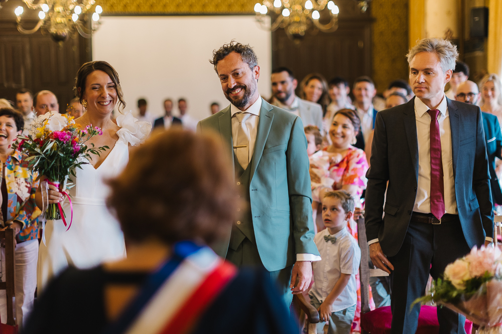 mariage salle de la mairie de St Jean d'Angely 